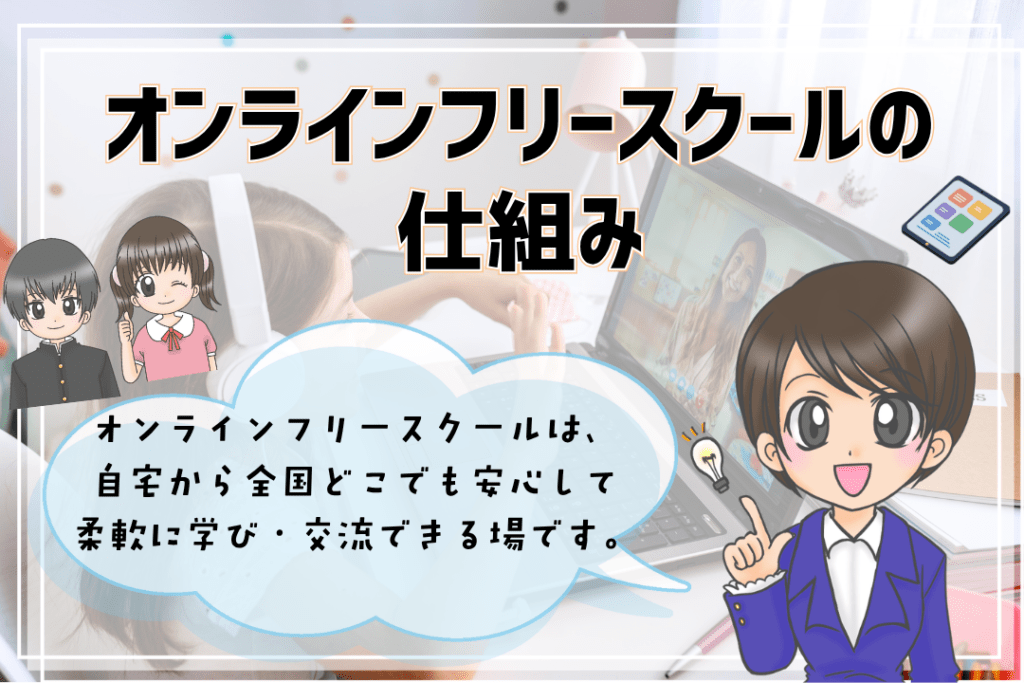 オンラインフリースクール 仕組み