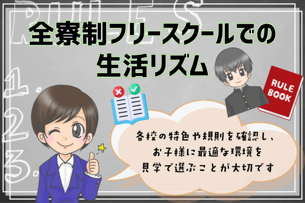 全寮制フリースクール 生活リズム
