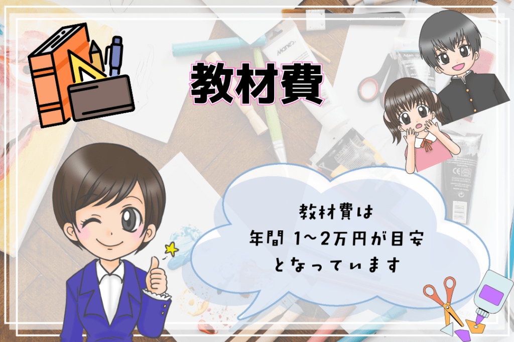 フリースクール費用 教材費