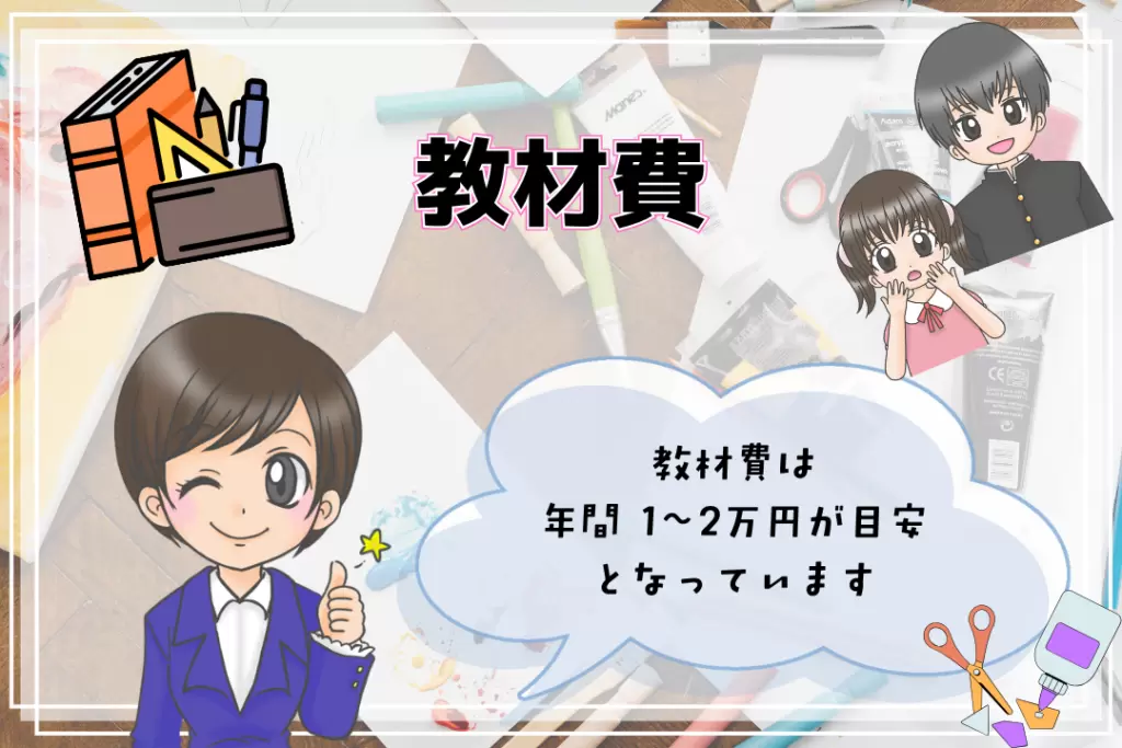 フリースクール費用　教材費