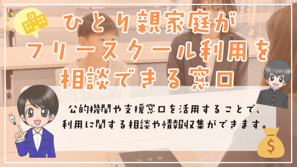 フリースクール ひとり親家庭 利用 相談窓口