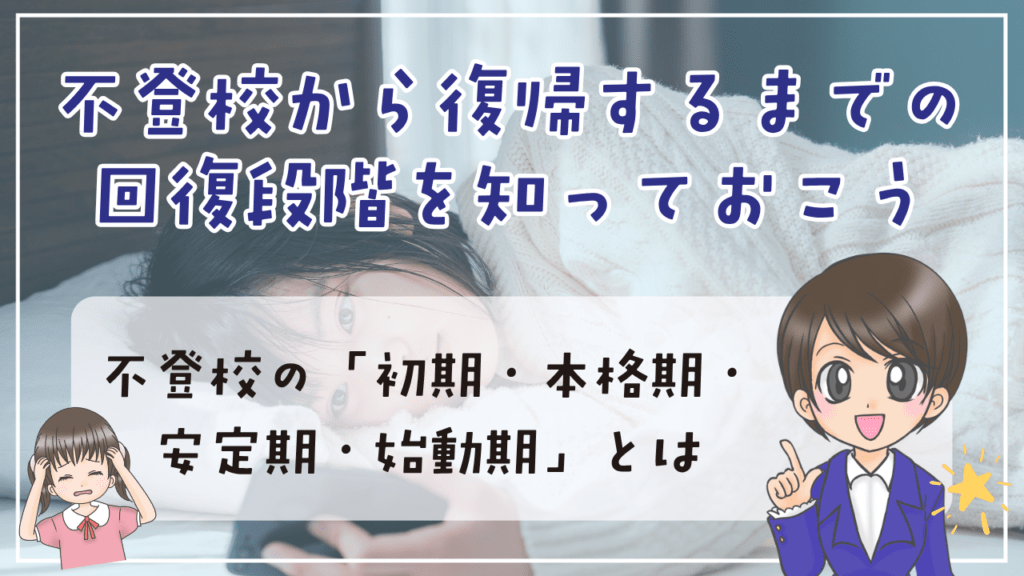 不登校 復帰 回復段階