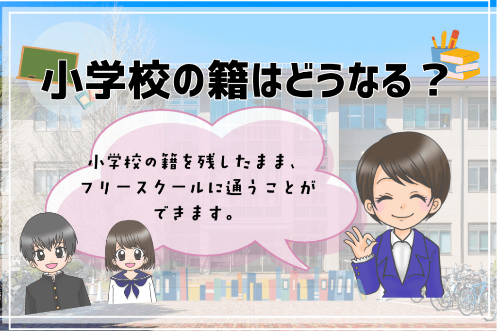 フリースクール　小学生　籍