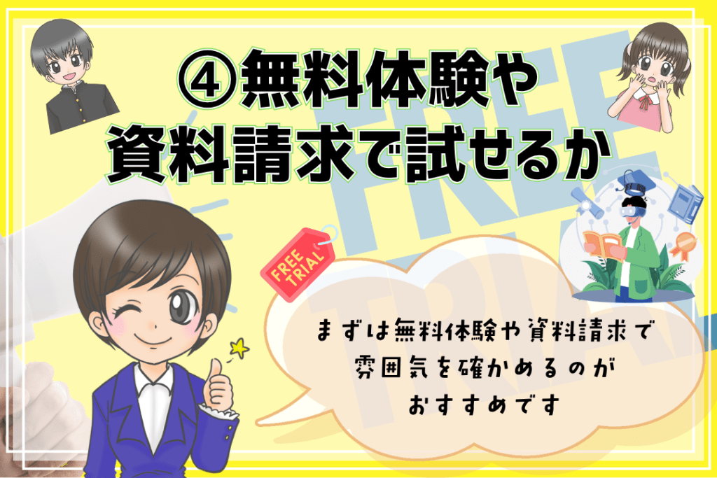 フリースクール　ホームスクーリング教材　四つのポイント4