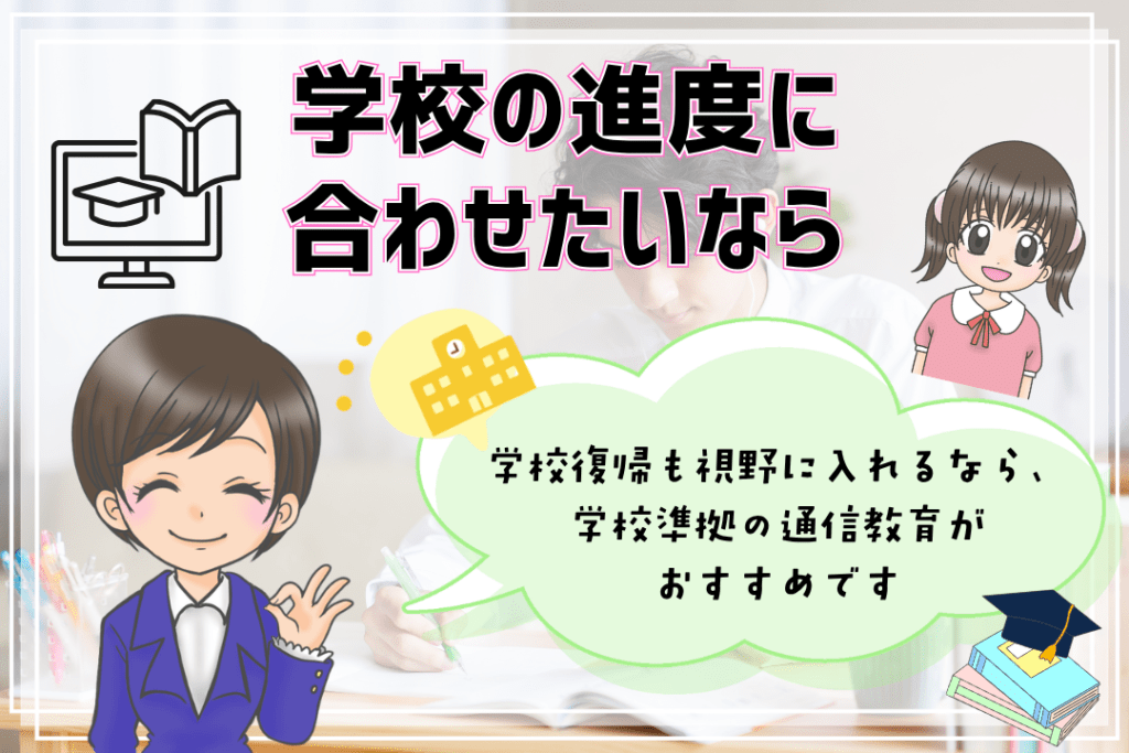 フリースクール　ホームスクーリング教材　学校の進度