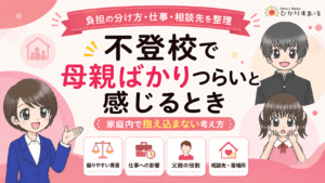 不登校　母親ばかり　