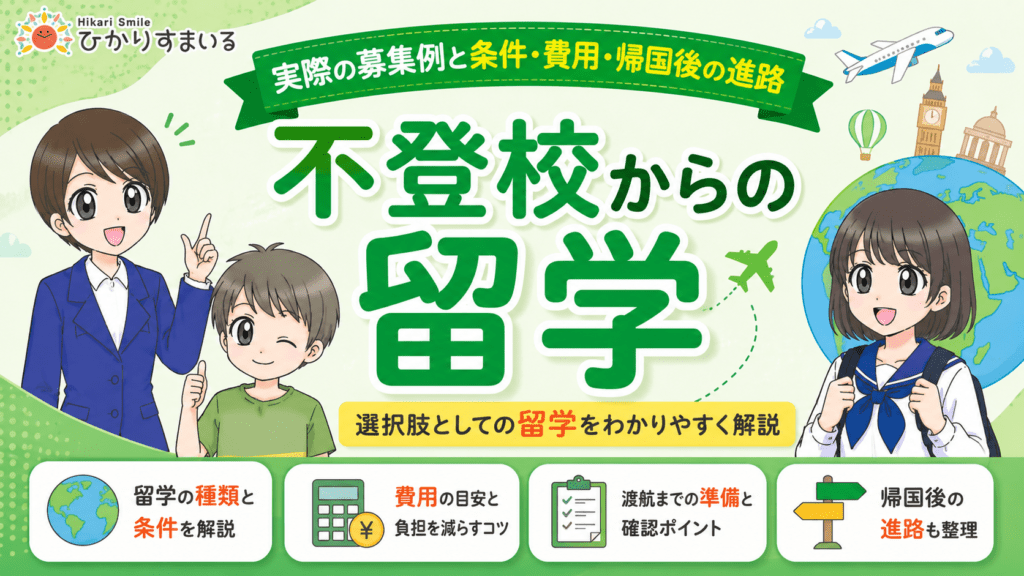 不登校　留学　