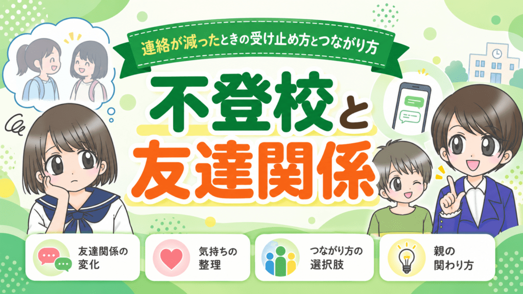 不登校　友達
