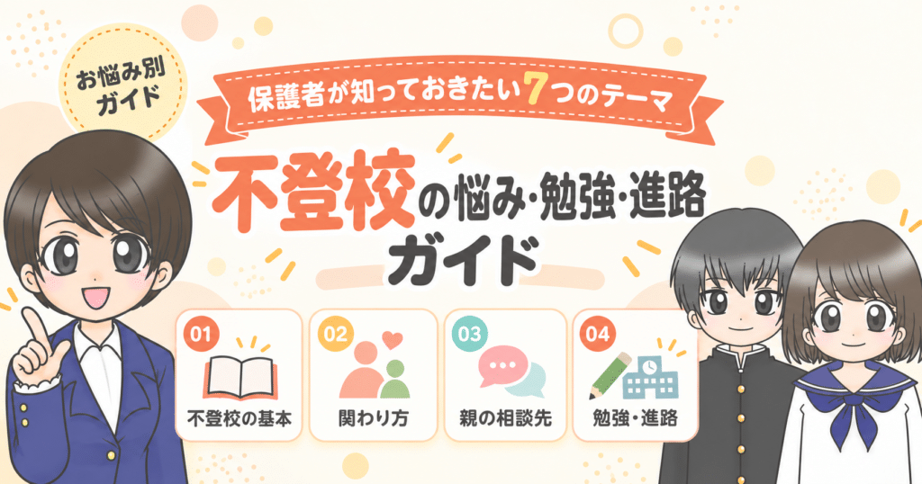 不登校の悩み・勉強・進路ガイド｜保護者が知っておきたい7つのこと